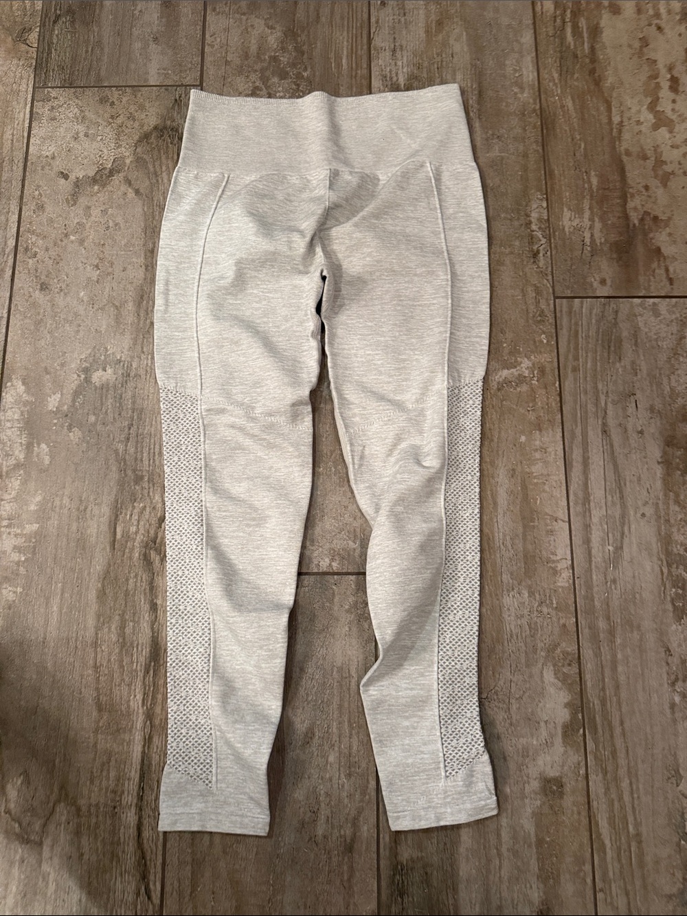 Fabletics Light Gray High-Waist Leggings